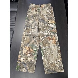 Habit‎ Pants Mens Medium Camo Realtree Edge Cargo Hunting Cotton Outdoors